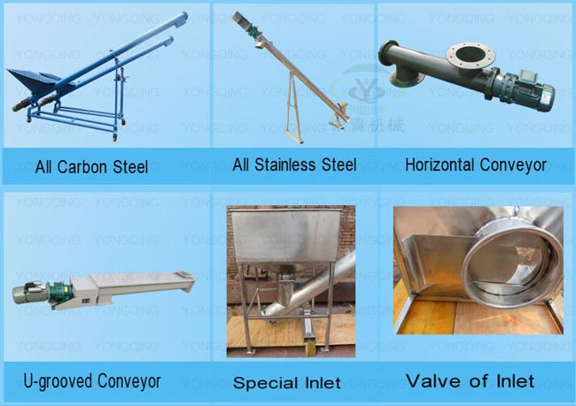 Yongqing Professional Hopper Auger Feeder Screw Conveyor